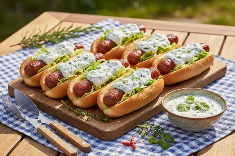 Cevapcici-hodarit grillissä