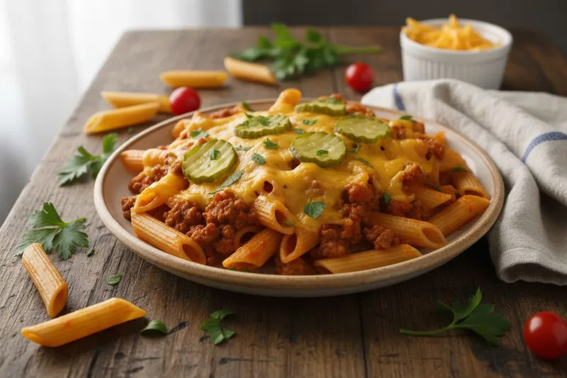 Cheeseburger -pasta