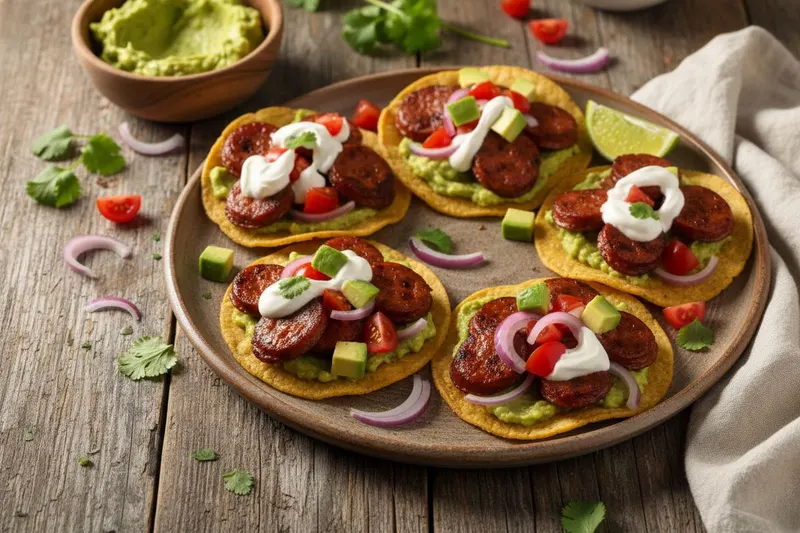 Rapeat chorizo-tostadas