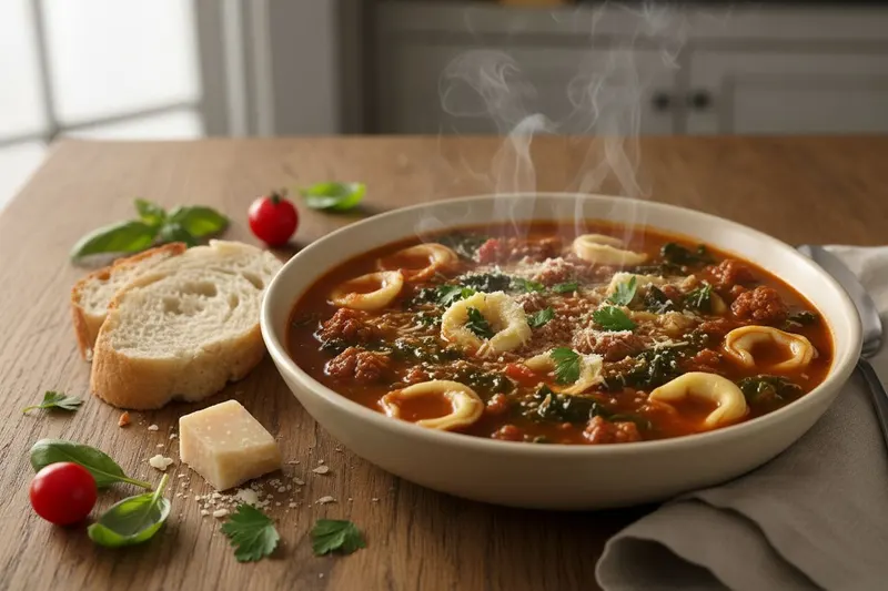 Makkara-tortellinikeitto