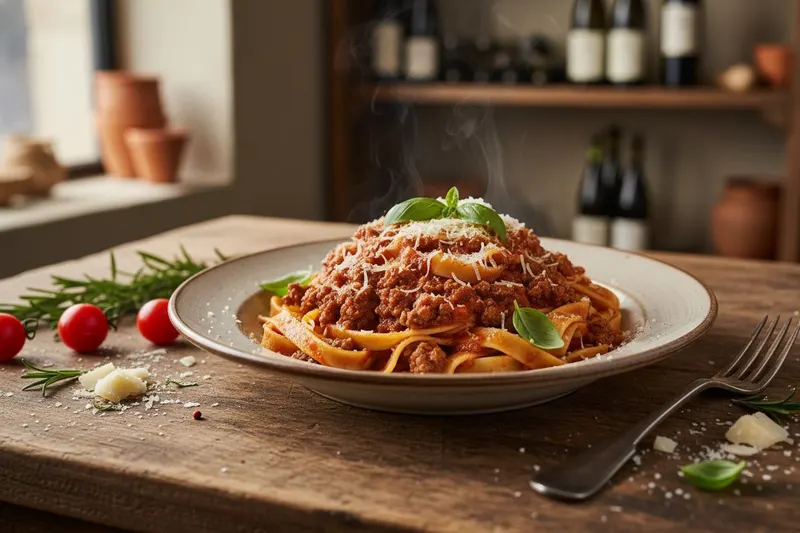 Ragu tagliatelle