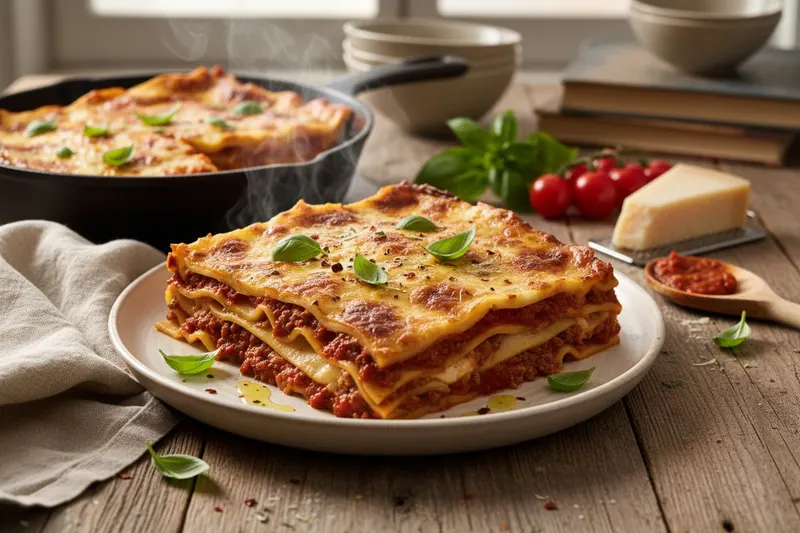 Pannulasagne – Lihainen arkiruoka yhdessä pannussa