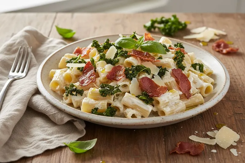 Pastasalaatti parmankinkulla