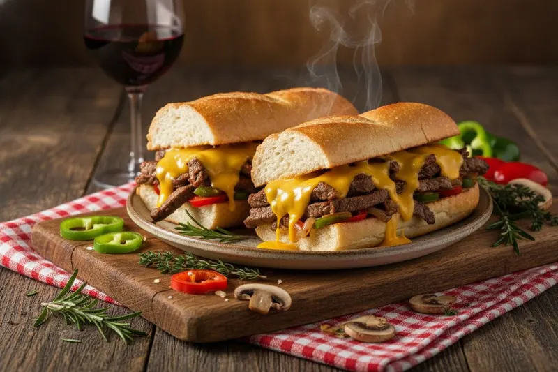 Philadelphia Cheese Steak –leipä