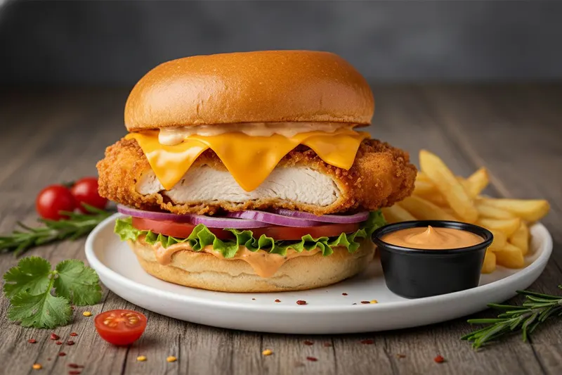 Rapea cheddar-kanaburgeri