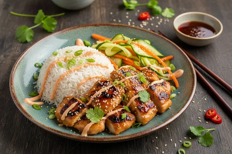 Teriyaki-kanabowl