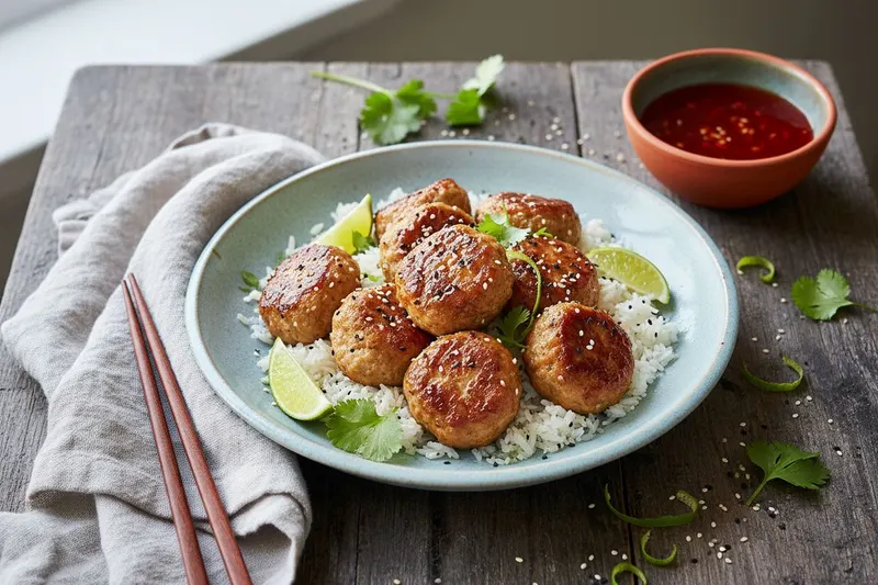 Thaimaalaiset kanapyörykät